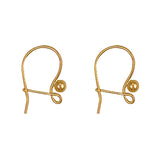Yellow Gold Earring Wires (Pack Of 2 Pairs) 1.3g