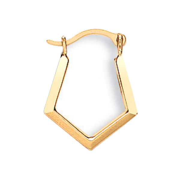 Yellow Gold Fancy Creoles (£65)