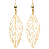 Yellow Gold Fancy Leaf Drops