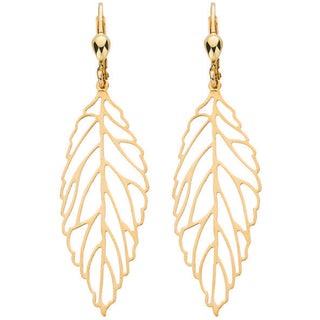 Yellow Gold Fancy Leaf Drops