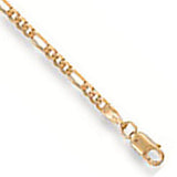 Yellow Gold Figaro Anklet 2.1g