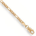 Yellow Gold Figaro Anklet 5.4g