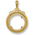 Yellow Gold (Full) Fancy Sovereign Pendant 4.3g