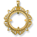 Yellow Gold (Full) Fancy Sovereign Pendant 4.4g