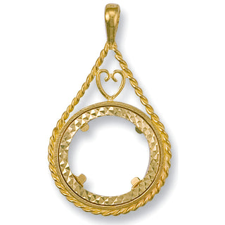 Yellow Gold (Full) Fancy Sovereign Pendant 4.4g (£710)