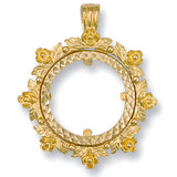 Yellow Gold (Full) Fancy Sovereign Pendant 4.9g