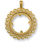Yellow Gold (Full) Fancy Sovereign Pendant 5.2g