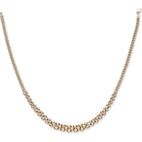 Yellow Gold Graduated Panther Collerette