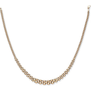 Yellow Gold Graduated Panther Collerette