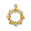 Yellow Gold (Half) Fancy Sovereign Pendant 3.8g (£610)
