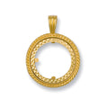 Yellow Gold Half Sovereign Pendant