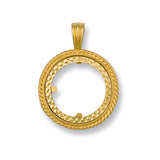 Yellow Gold Half Sovereign Pendant