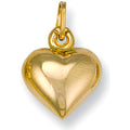 Yellow Gold Heart Pendant 1.1g