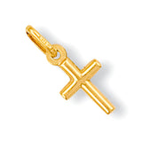 Yellow Gold Hollow Cross