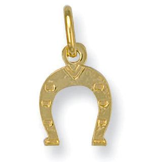 Yellow Gold Horse Shoe Pendant