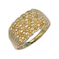 Yellow Gold Light Weight 4 Row Keeper Ring 6g