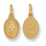 Yellow Gold Miraculous Medallion Pendant 1.1g