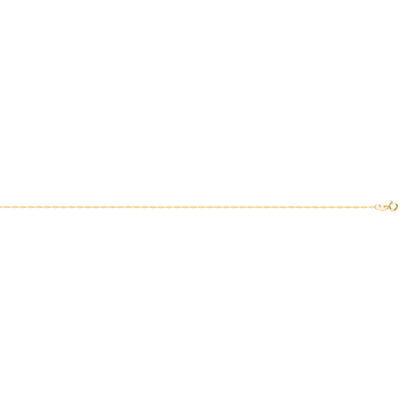 Yellow Gold Mirror Link Chain