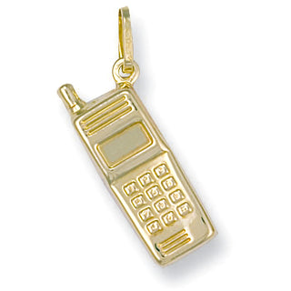 Yellow Gold Mobile Phone Pendant