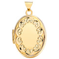 Yellow Gold Oval Shaped Locket (£370)