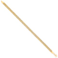 Yellow Gold Panther Link 5 Row Ladies Bracelet
