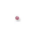Yellow Gold Pink CZ Nose 3mm Stud