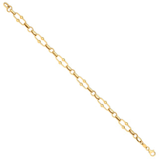 Yellow Gold Pivot Link Ladies Bracelet