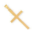 Yellow Gold Plain Cross 2.7g