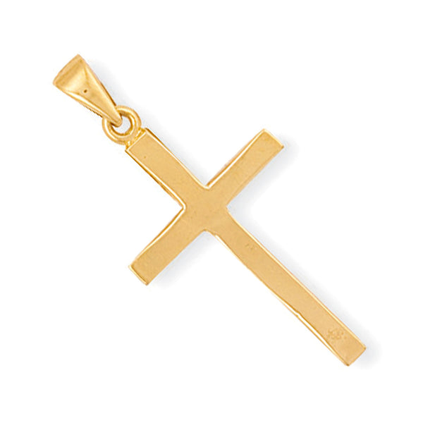 Yellow Gold Plain Cross 2.7g