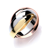 Yellow Gold & Rose Gold 4mm Russian Wedding Band 7g