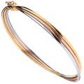 Yellow Gold & Rose Gold Russian Wedding Bangle 5.7g