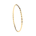 Yellow Gold Round 2.5mm Twist Bangle