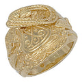 Yellow Gold Saddle Ring 17g