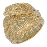 Yellow Gold Saddle Ring 17g