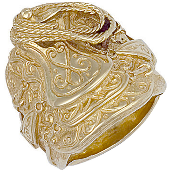Yellow Gold Saddle Ring 25.5g