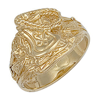 Yellow Gold Saddle Ring 9g