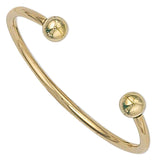 Yellow Gold Solid Baby Torque Bangle 4g