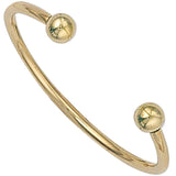 Yellow Gold Solid Baby Torque Bangle 6g