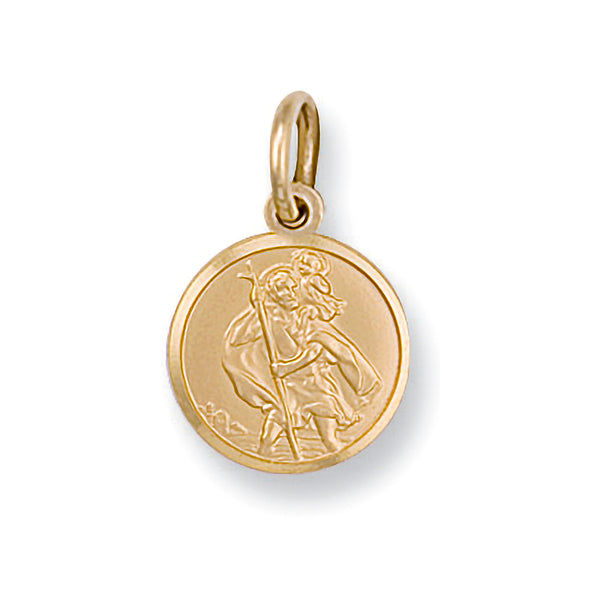 Yellow Gold St Christopher Pendant 1.6g