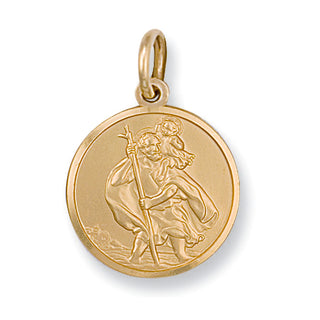 Yellow Gold St Christopher Pendant 4.1g