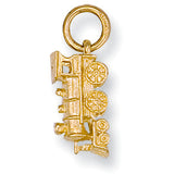 Yellow Gold Train Pendant