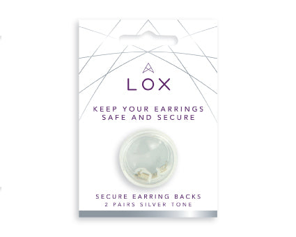 Silver Lox Safety Backs