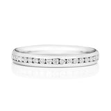 18ct White Gold 0.24ct Diamond Set Eternity Ring