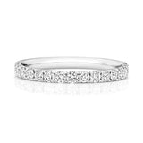 18ct White Gold 0.54ct Diamond Set Half Eternity Ring