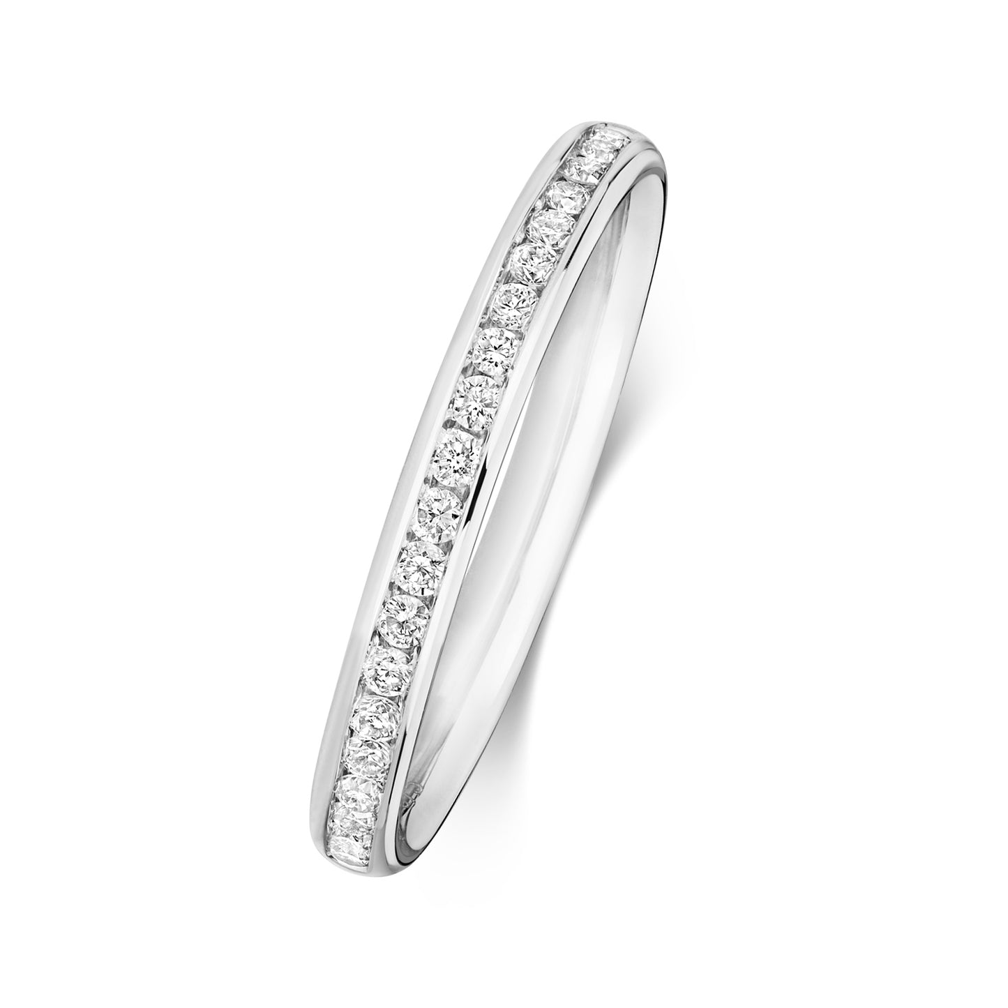 18ct White Gold 0.21ct Diamond Set Eternity Ring