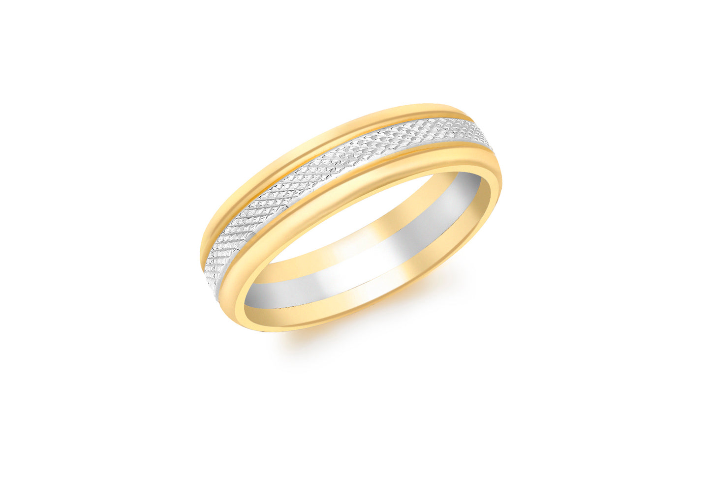 9ct 2-Coloured Gold Dress Ring