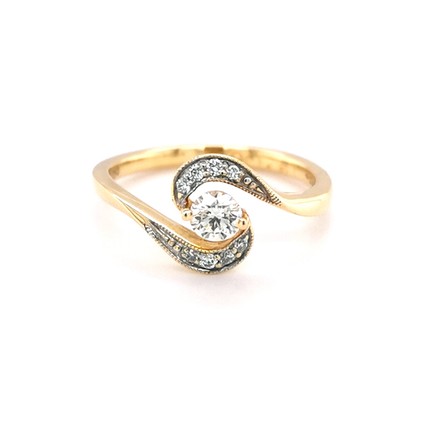 18ct Yellow Gold 0.25ct Diamond Dress Ring
