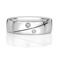 9K White Gold Diamond Wedding Ring