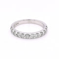 18ct White Gold 0.84ct Diamond Set Half Eternity Ring