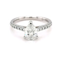 Platinum 1.20ct Pear Diamond Solitaire Ring
